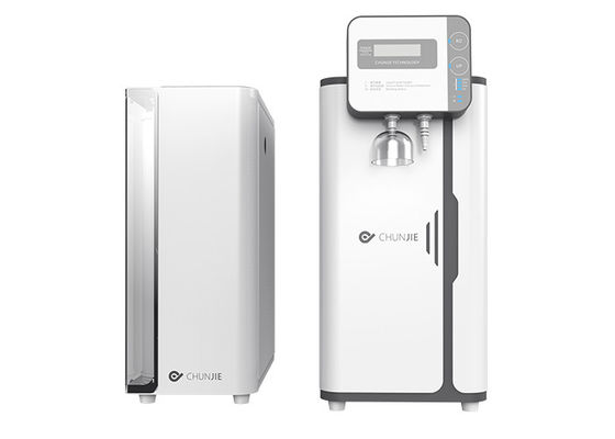 Buen precio Sistema de agua ultrapura de laboratorio con resistividad de 18,2 MΩ y caudal de 10L/H y 20L/H con lámparas UV en línea