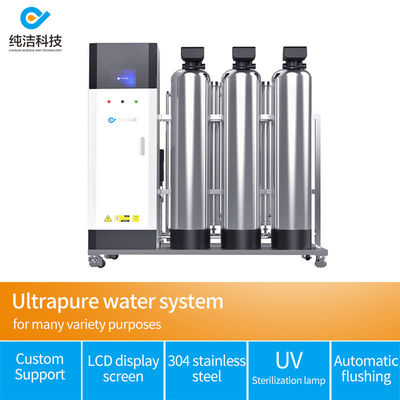 Buen precio 300LPH Semiconductor Laboratorio de filtro de agua Ultrapuro Sistema de purificación de agua por ósmosis inversa en línea