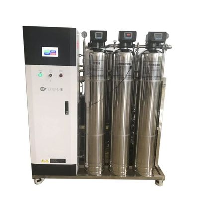 Buen precio 300LPH Hospital Tratamiento de agua por hemodiálisis 1500LPH Sistema de purificación de agua ultrapura en línea